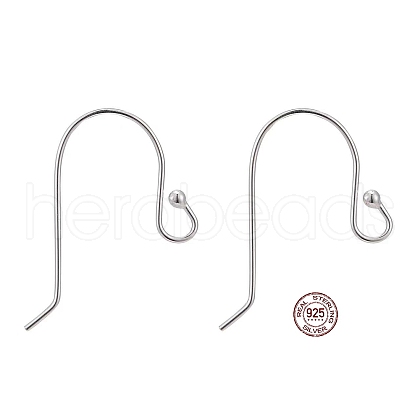 925 Sterling Silver Earring Hooks STER-G011-12-1
