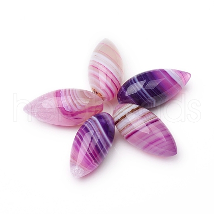 Natural Banded Agate/Striped Agate Beads G-L514-020A-1