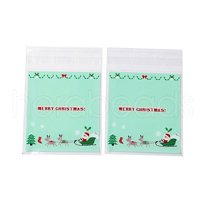 Christmas Theme Plastic Bakeware Bag OPP-Q004-03J-1