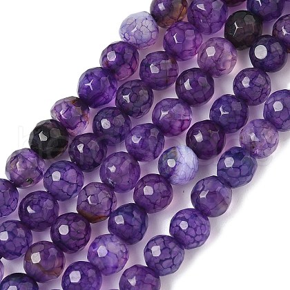 Natural Agate Beads Strands G-C082-A01-53-1