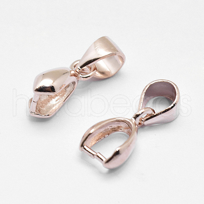 925 Sterling Silver Pendant Bails STER-E050-04RG-1