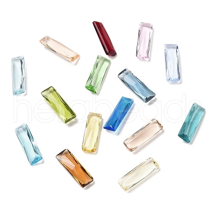 Pointed Back Glass Rhinestone Cabochons GLAA-B012-39-1