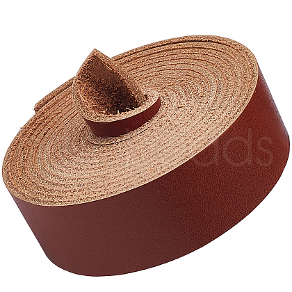 1.6M Flat AB Grade Cowhide Leather Cord AJEW-WH0007-59B-04-1