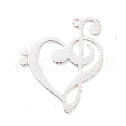 Non-Tarnish 304 Stainless Steel Pendants STAS-E167-01P-1
