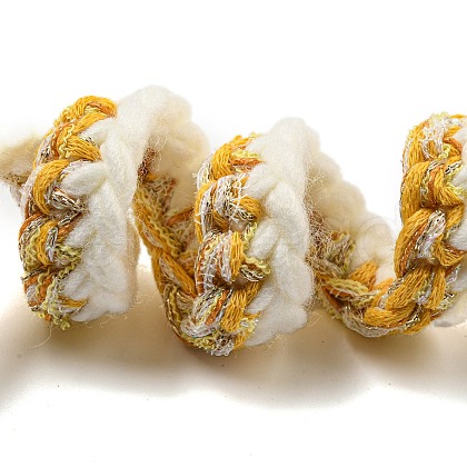 Two Tone Polyester Crochet Lace Trim OCOR-Q058-07-1