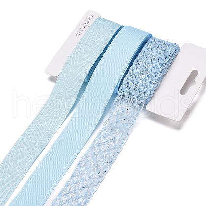 9 Yards 3 Styles Polyester Ribbon SRIB-A014-E01-1