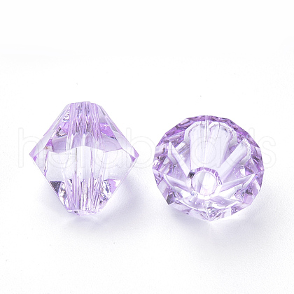 Transparent Acrylic Beads TACR-S146-6mm-18-1