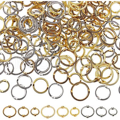SUPERFINDINGS 60Pcs 3 Style Brass Bead Frames KK-FH0002-16-1