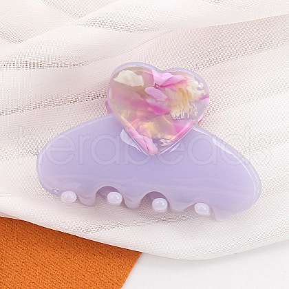 Heart Acetate Claw Hair Clips PW-WG72AF5-05-1