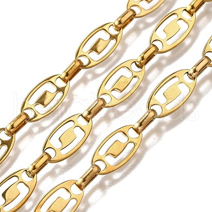 Ion Plating(IP) 304 Stainless Steel Oval Link Chains CHS-S012-25G-1