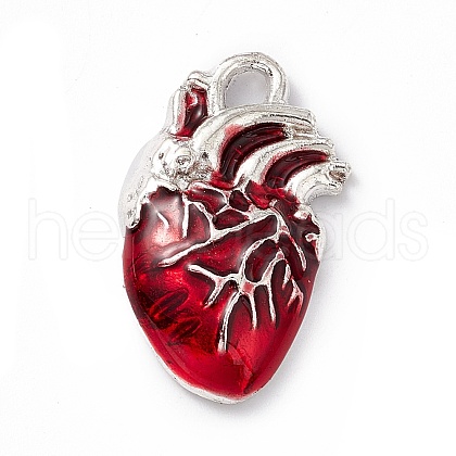 Alloy Enamel Pendants FIND-A021-04S-1
