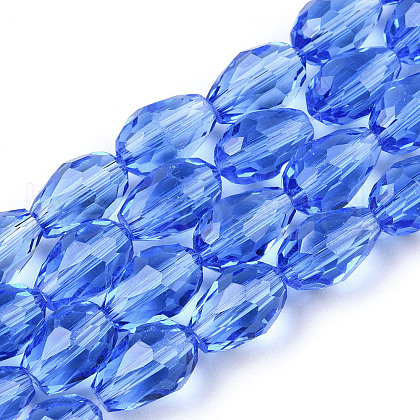 Glass Beads Strands X-GLAA-R024-11x8mm-8-1