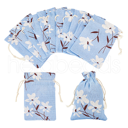   20Pcs Cotton Cloth Packing Pouches AJEW-PH0004-61-1