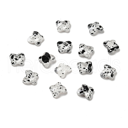 Spot Pattern Resin Cabochons MRMJ-G015-16-1