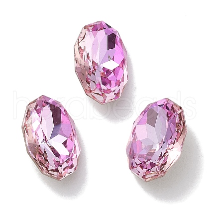 Glass Rhinestone Cabochons RGLA-G020-02C-D123-1