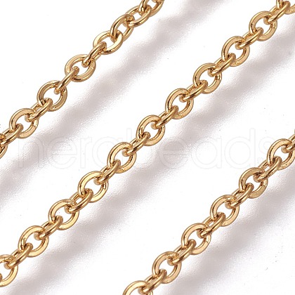 304 Stainless Steel Cable Chains CHS-E018-10G-1