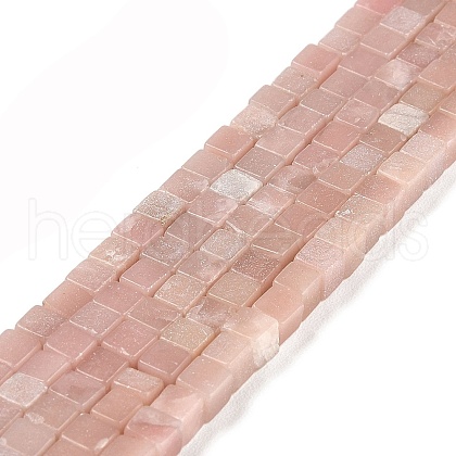 Natural Pink Opal Beads Strands G-G002-A04-1