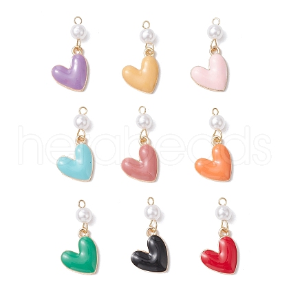 Alloy Enamel Pendants PALLOY-JF03907-1
