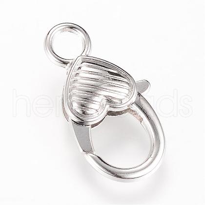 Alloy Lobster Claw Clasps KK-S305-02-1