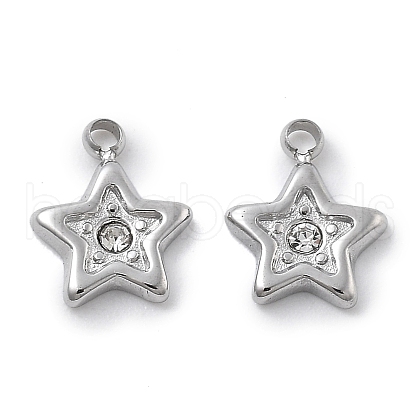 304 Stainless Steel Pendants STAS-Z121-59P-1