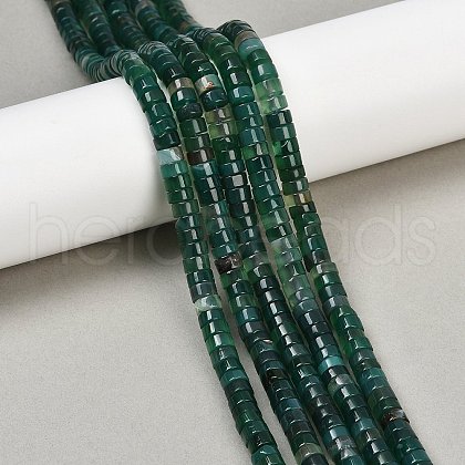 Dyed Natural Agate Beads Strands G-U030-B01-02-1