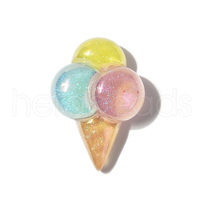 Summer Theme Opaque Resin Cabochons RESI-G106-01E-1