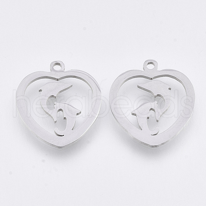 Non-Tarnish 201 Stainless Steel Pendants STAS-T044-136P-1