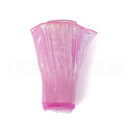  5 Yards Polyester Ruffled Ribbon OCOR-TA0001-60C-1