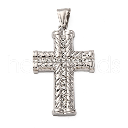 304 Stainless Steel Pendants STAS-C129-03A-P-1