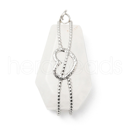 Natural Quartz Crystal Pendants G-G870-09P-04-1