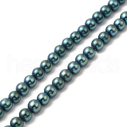 Electroplate Synthetic Non-magnetic Hematite Beads Strands G-E602-04E-1