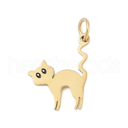 304 Stainless Steel Charms STAS-S177-05G-A-1