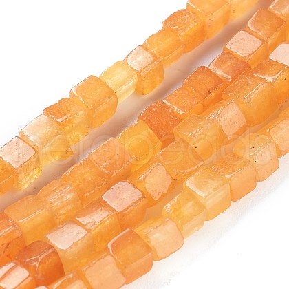 Natural Topaz Jade Beads Strands G-D0020-01B-1