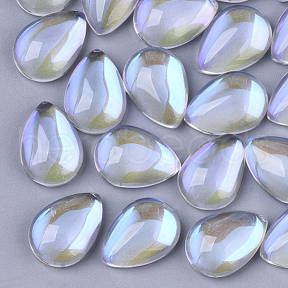 Transparent Glass Cabochons EGLA-N004-01B-01-1