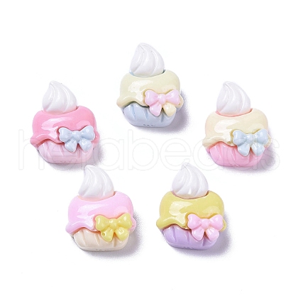 Opaque Cute Resin Decoden Cabochons X-RESI-B024-01H-1