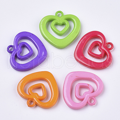 Opaque Acrylic Pendants SACR-N008-014-1