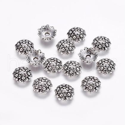 Tibetan Style Alloy Bead Caps LF1650Y-1