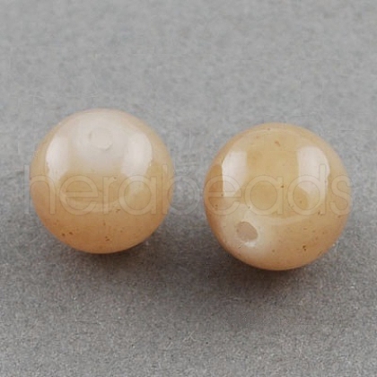 Imitation Jade Glass Beads Strands DGLA-S076-4mm-28-1