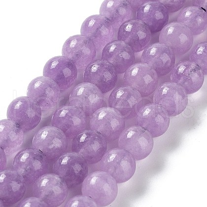 Dyed Natural Malaysia Jade Beads Strands G-G021-02A-05-1