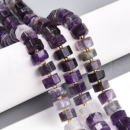 Natural Amethyst Beads Strands G-T140-28-1