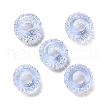 Transparent Resin European Beads RESI-B020-03E-1