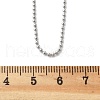 Non-Tarnish 304 Stainless Steel Ball Chain Necklaces NJEW-F249-02P-2