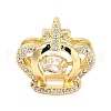 Brass Micro Pave Cubic Zirconia Pendants KK-L229-029G-1