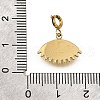 Eye 304 Stainless Steel Rhinestone Pendant Decorations STAS-H202-13G-01-3