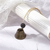 Iron Bell Pendant Decorations HJEW-JM02178-01-2
