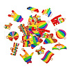  26Pcs 13 Styles Rainbow Color Pride Alloy Enamel Pendants ENAM-TA0001-88-3