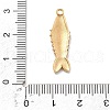 304 Stainless Steel Enamel Pendants STAS-R169-04C-G-3