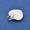 925 Sterling Silver Heart with Capital Letter Charms STER-S009-13U-S-2