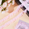 Gorgecraft 12.5 Yards Double Layers Polyester Lace Trim OCOR-GF0003-11A-4