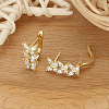 S925 Sterling Silver Butterfly Hoop Earrings CF2090-3